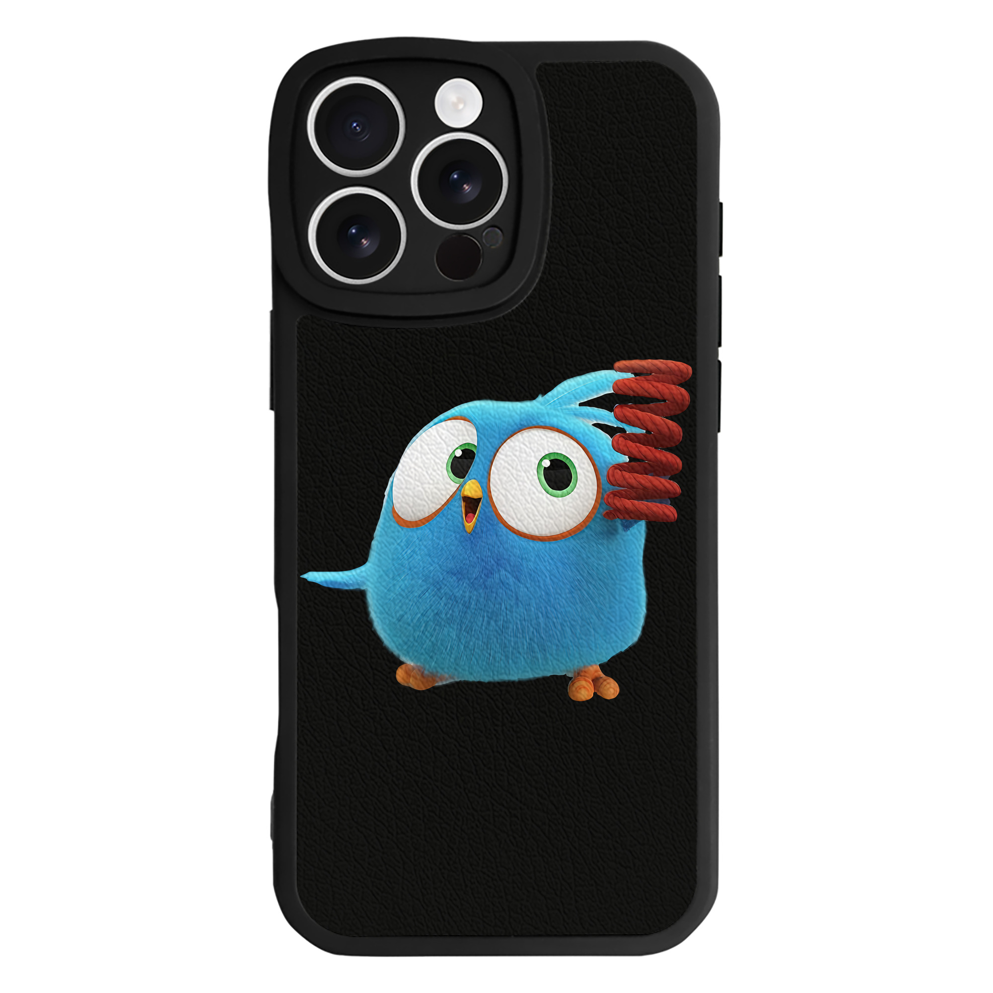 Angry Birds アングリーバード 【iPhone 16シリーズ対応】シリコンスマホケース（レザー調） 材質：シリコン